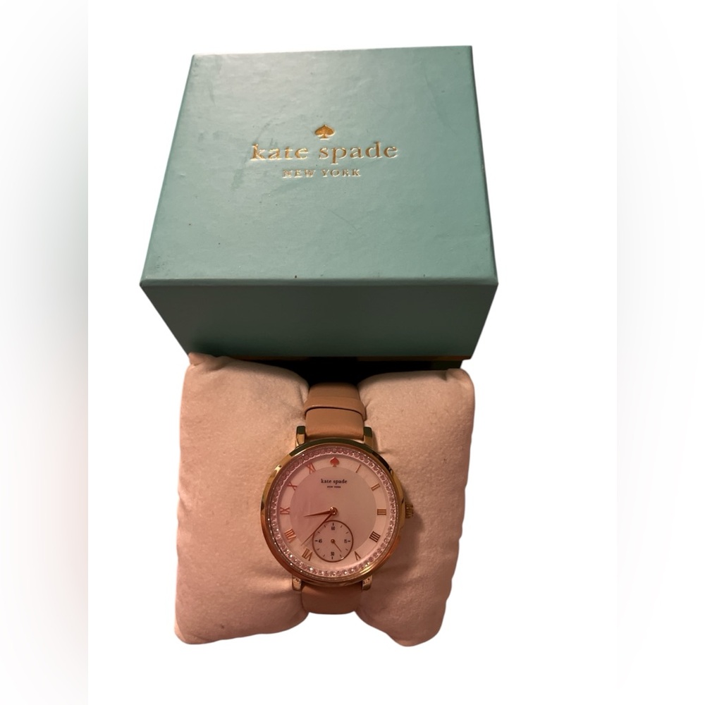 Kate Spade Monterey Vachetta Leather Strap Watch - Picture 3 of 6